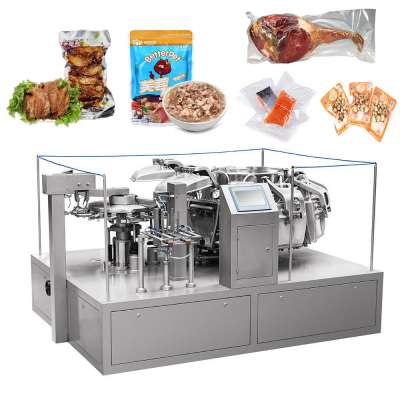 Automatic Rotary Nitrogen Gas Filling Vacuum Sealing Packing Machine