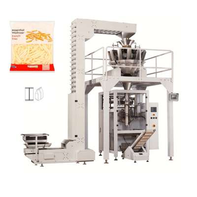 Automatic Vertical Film Bag Potato Frozen French Fries Packaging Machine