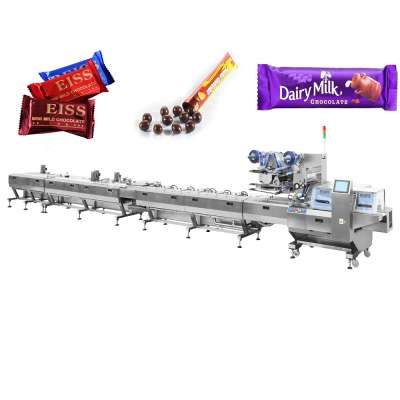 Automatic Pillow Foil Ball Bar Chocolate Packaging Machine